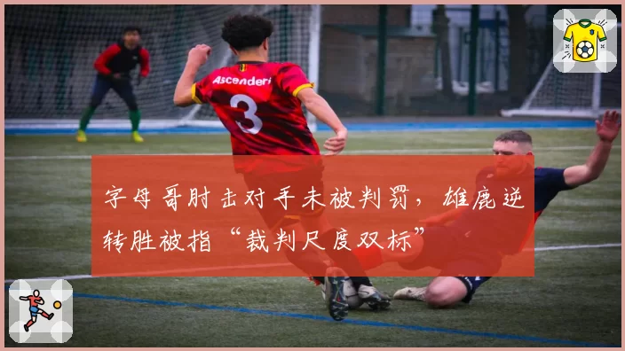 字母哥肘击对手未被判罚，雄鹿逆转胜被指“裁判尺度双标”
